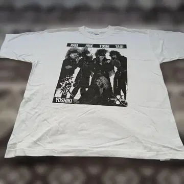X JAPAN 초기 멤버 티셔츠 L 사이즈