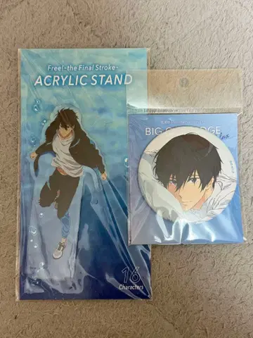 [ 가격 인하 ] Free! 나나세 하루카 아크릴 스탠드 캔뱃지 세트