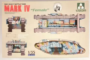 TAKOM 1/35 WWI 헤비 탱크 마크 IV Female 2009