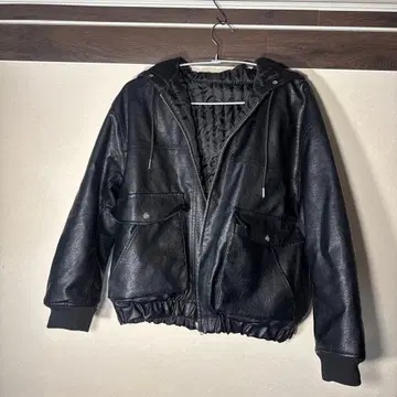 ADRER 빈티지 메이크 숏 덕 블루종 리버서블 지퍼 후드티