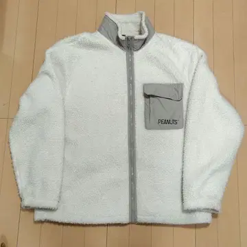 [ 세일 ] H&M PEANUTS 스누피 플리스 자켓 L