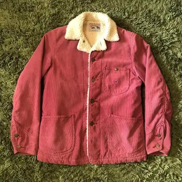 Lee 스톰 라이더 빔즈 별주 보아 런치 코트 핑크 M 사이즈