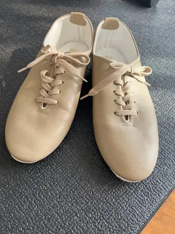 BEAMS BOY 베이지 레이스업 슈즈 23.5cm