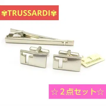 [ TRUSSARDI ] 트루사르디 넥타이핀 커프스 세트 박스 포함