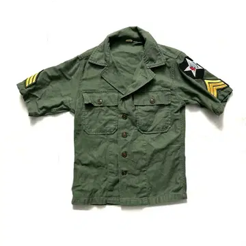 빈티지 미국 미군 실물 US ARMY 유틸리티 셔츠 작음