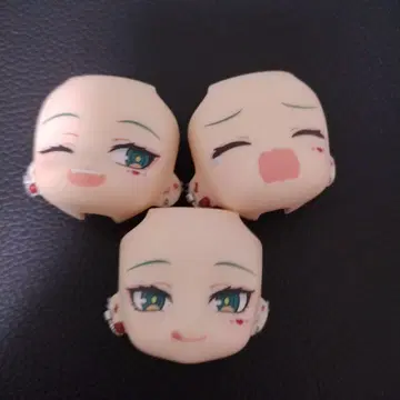 넨도로이드 돌용 하츠네 미쿠 3종 낼름, 미소, 하품, 울먹 얼굴 파츠