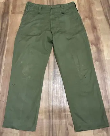 빈티지 영국군 파티그 밀리터리 카고 팬츠