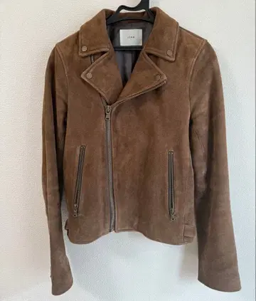 IEMA 이에나 브라운 스웨이드 자켓