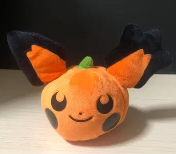 포켓몬 센터 호박 톱니귀 피츄 2009 할로윈 봉제 인형