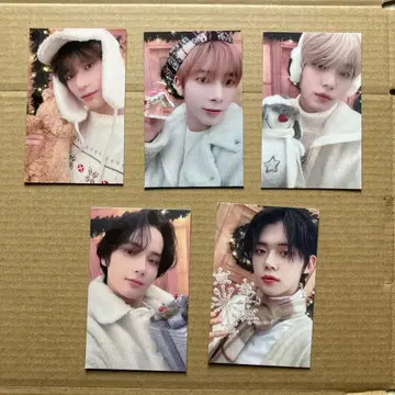 TXT SBS 한국 한정판 가요대전 사전투표 트레이딩 카드 5장