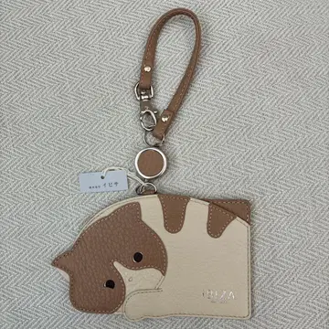 이비사 고양이형 패스케이스 교통카드 지갑