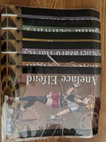 영웅전설 하늘의 궤적 B상 A3 클리어 포스터 6장 세트