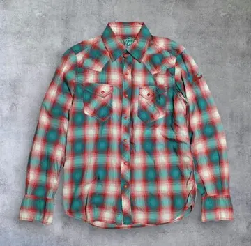 새상품급 기무라 타쿠야 착용 브랜드 레어 TMT 체크 셔츠 기무라 타쿠야