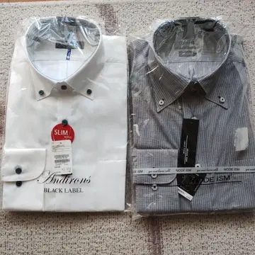 Andirons BLACK LABEL & MODE ISM 와이셔츠 세트