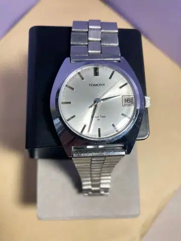 가동품 SEIKO TOMONY 5000-6000 실버 수동 와인딩 시계