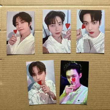 TXT Love Language 한국 공개방송 트레이딩 카드 5장