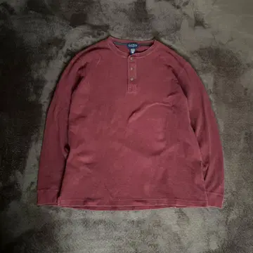 90s y2k 아카이브 롱T 서멀 헨리넥 L 구제 의류