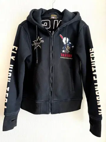 VANSON TFOA 데스 토끼 속기모 후드티 L 사이즈