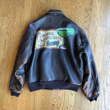 A2 가죽 자켓 코앙트로 XL 한정판