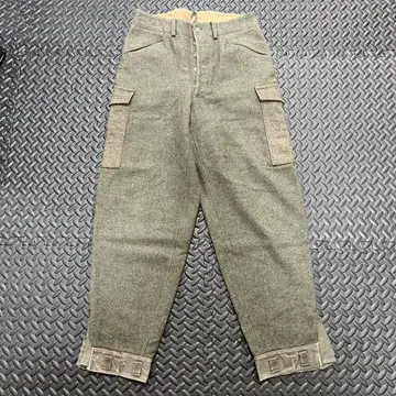 [ 1941년제/레어 ] 스웨덴군 M-39 울 카고 팬츠 96