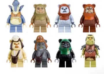 새상품 LEGO 레고 호환 스타 워즈 이워크 미니 피규어 인형 세트
