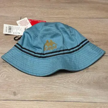 카파 Kappa 버킷 햇 블루 골드