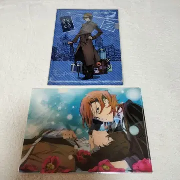 문호 스트레이독스 클리어 파일 3장 세트 다자이 오사무 나카하라 츄야