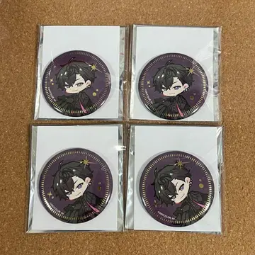 니지산지 오리엔스 HUB 금박 캔뱃지 사에키 잇테츠 미니 캐릭터