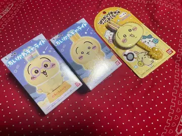 치이카와 캐릭터 라이트 & 롤리팝 초코 핸드 미러 set