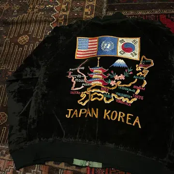 50s UN 5층탑 스카잔 bigsize 블랙 벨벳 vintage