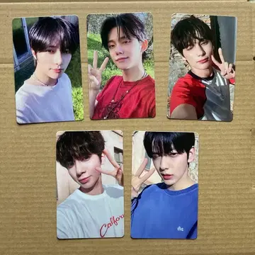 txt love language line music 트레이딩 카드 5장