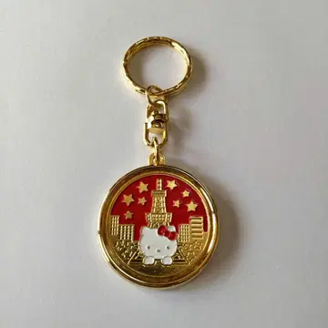 헬로 키티 키링 도쿄 타워 기념 메달 코인 한정판 산리오