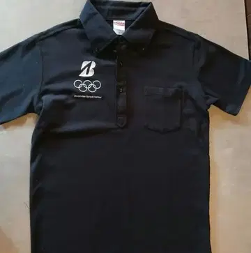 브릿지스톤 올림픽 피케 셔츠 블랙