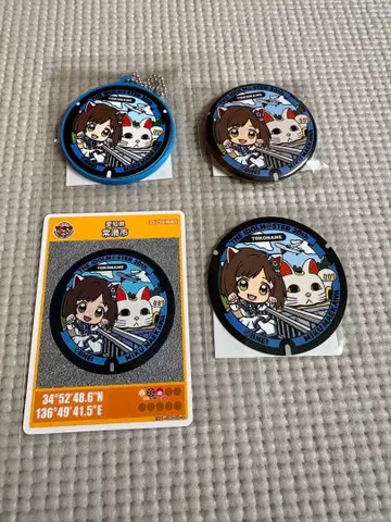 맨홀 카드 마에카와 미쿠 토코나메시 아이돌 마스터 후타마스 키링