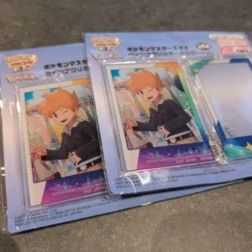 포켓몬 마스터즈 트윈 아크릴 키링 vol.2 그린 2개 세트