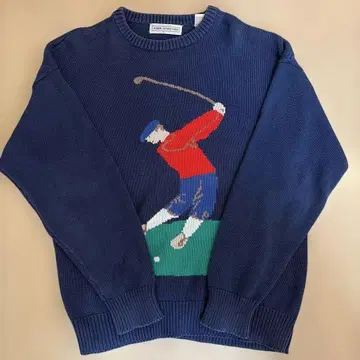 JOHN ASHFORD 골프 디자인 니트 스웨터