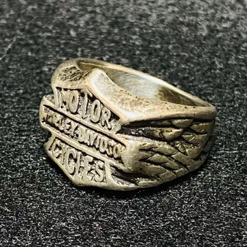 빈티지 할리데이비슨풍 실버 반지 17호 SILVER 각인