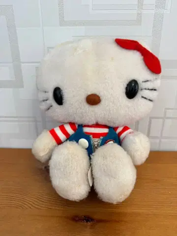초기 헬로키티 봉제 인형 빈티지 쇼와 레트로 레어