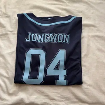 ENHYPEN 정원 WALK THE LINE 유니폼 셔츠