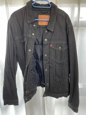 Levi Strauss & Co. 다크 브라운 데님 자켓 다운 M