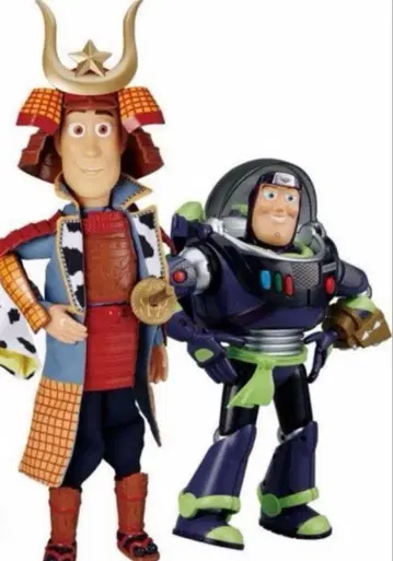 토이스토리 우디 버즈 일본풍 피규어 세트 투구 닌자