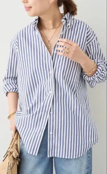 Deuxieme Classe 스트라이프 버튼 다운 셔츠