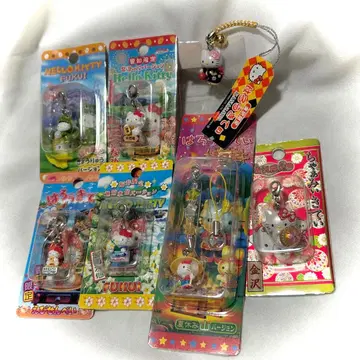 지역 한정 키티 족쇄 지퍼 마스코트 스트랩 아이치 후쿠이 이시카와