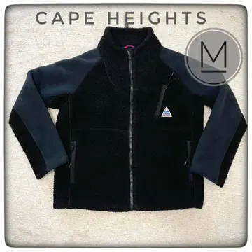 [ Cape HEIGHTS ] 블랙 플리스 자켓 하이넥