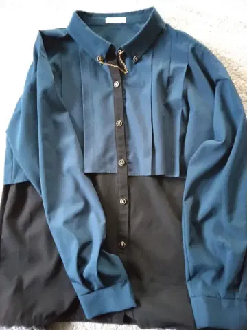 axes 케이프풍 블라우스