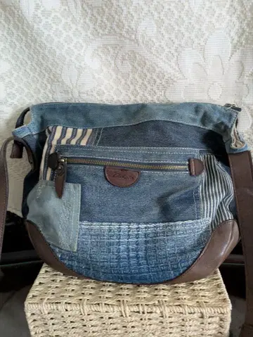 Dakota 데님 패치워크 숄더백