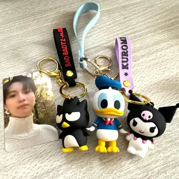 도널드 덕 키링 SHINee 태민 애용 한국 한정판 덤 포함