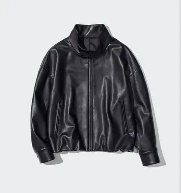 미사용 UNIQLO 유니클로 코팅 오버 사이즈 블루종 BL XL