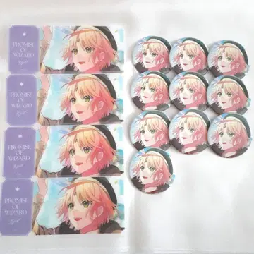 마법사의 약속 리케 마호파 캔뱃지 와이드 카드 마법사 파티