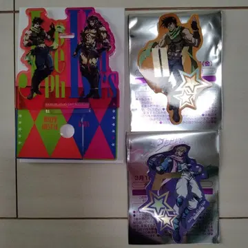 마츠키요 죠죠 칫솔 아크릴 스탠드 죠셉 스티커 시저 JOJO